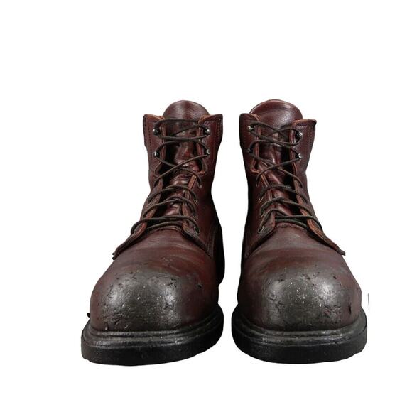 Red Wing Shoes Mens 14 Boot Steel Toe Work EH Leather Supersole Waterproof Brown - Picture 4 of 16